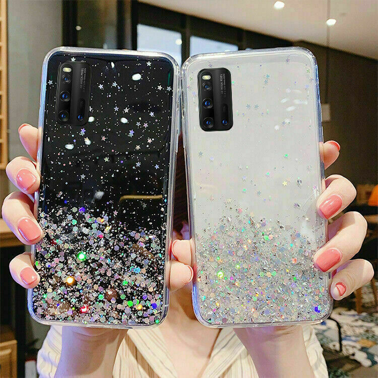 Bracket Glitter Bling Heart Phone Case for Samsung Galaxy