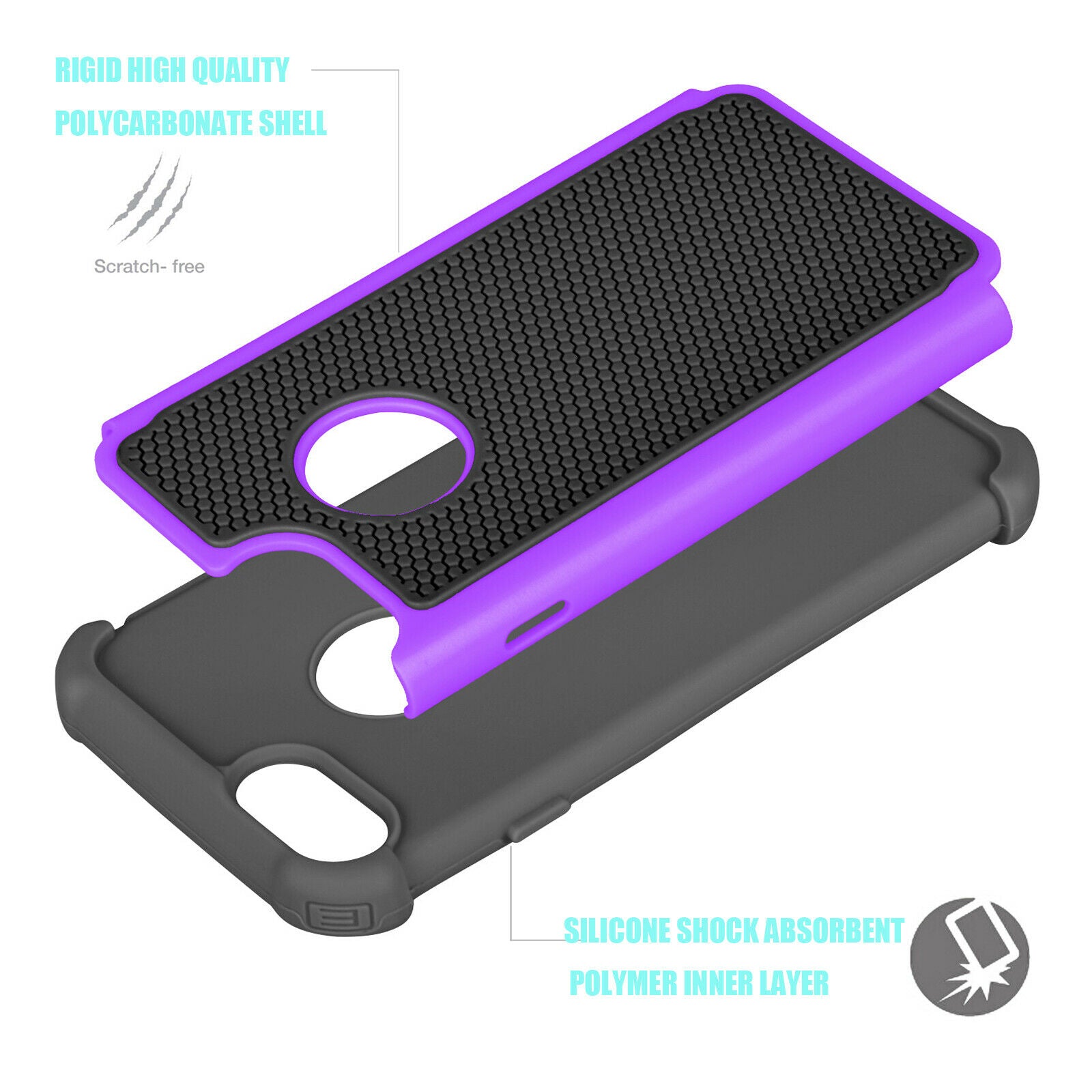 Shockproof Case Silicone Phone Cover For iPhone