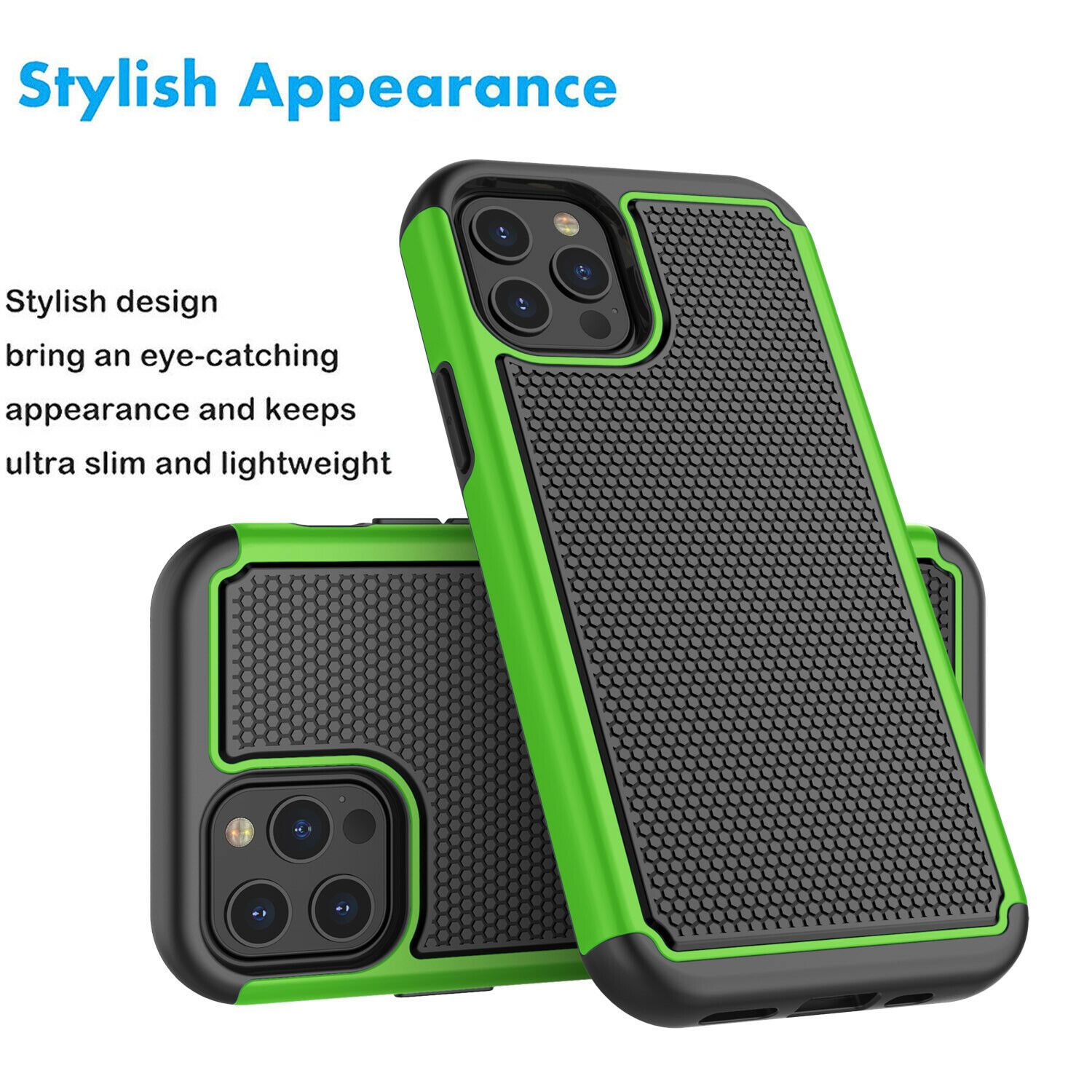 Case Hybrid Hard Cover with Screen Protector For iPhone