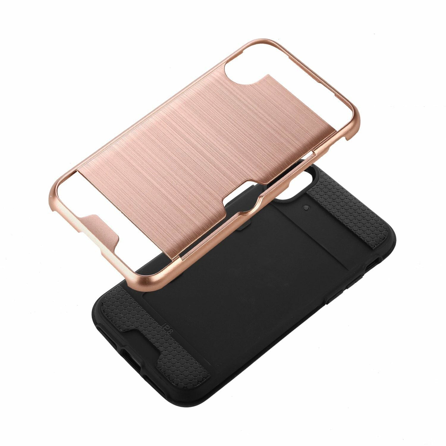 Case Fits Card Wallet Shockproof Bumper Hard Protective for iPhone