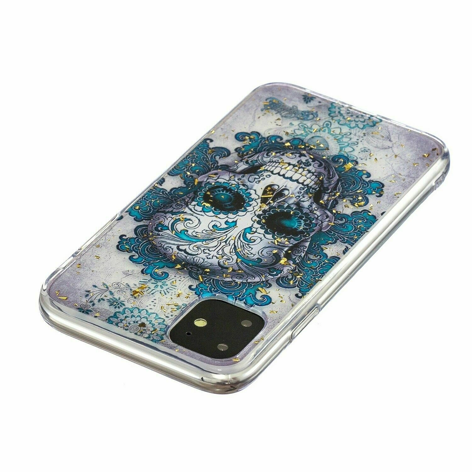 Bling Pattern Glitter Soft Rubber Silicone Back Case For iPhone