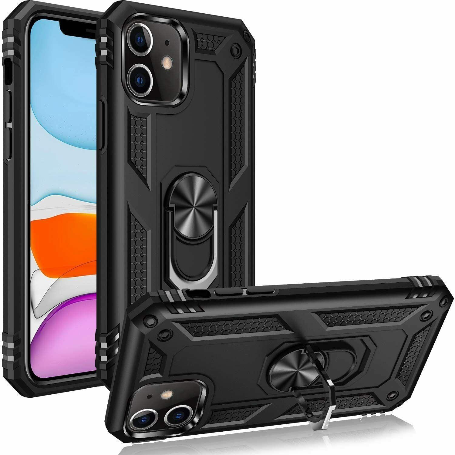 Case Shockproof Rubber Hard For iPhone