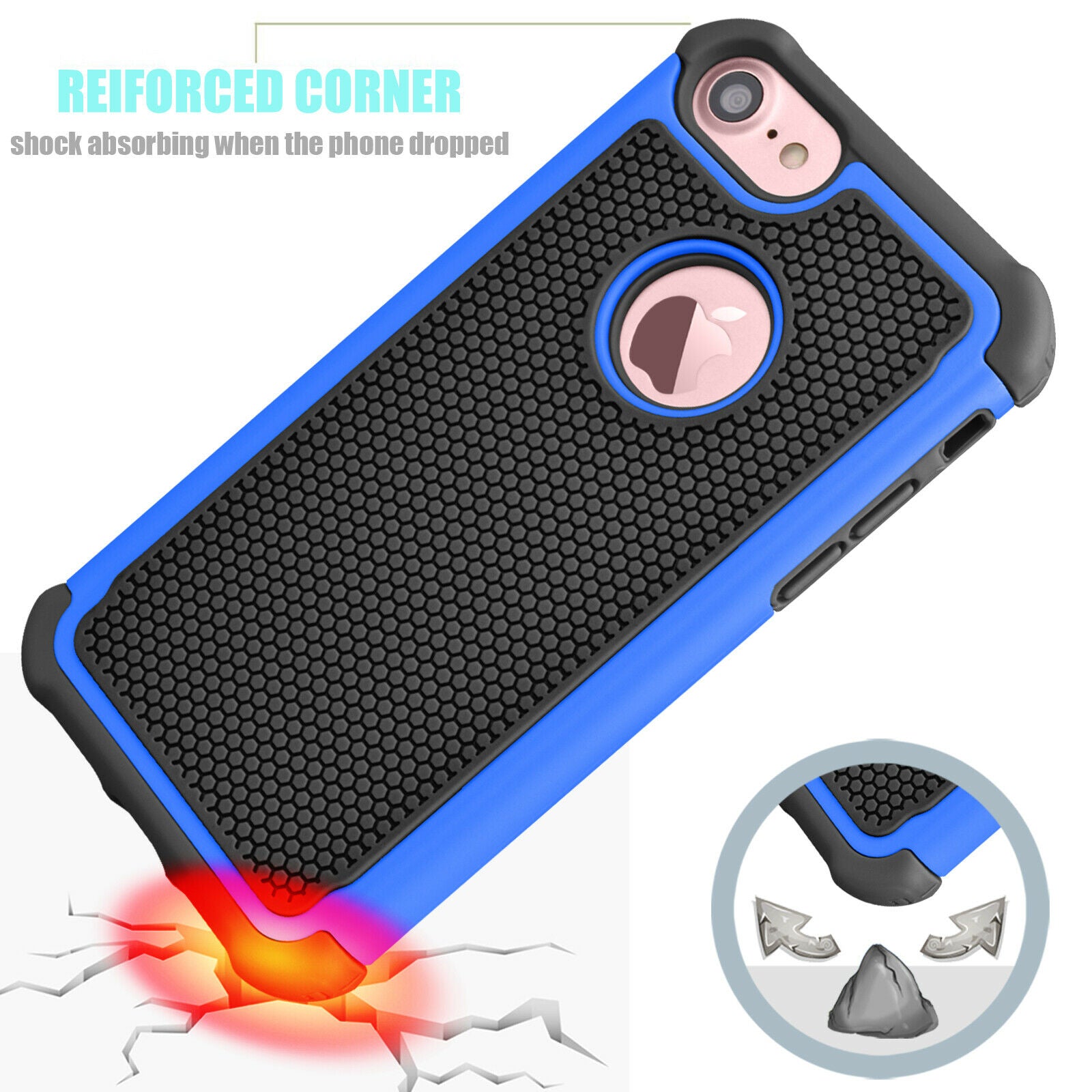 For iPhone Shockproof Silicone Phone Cover