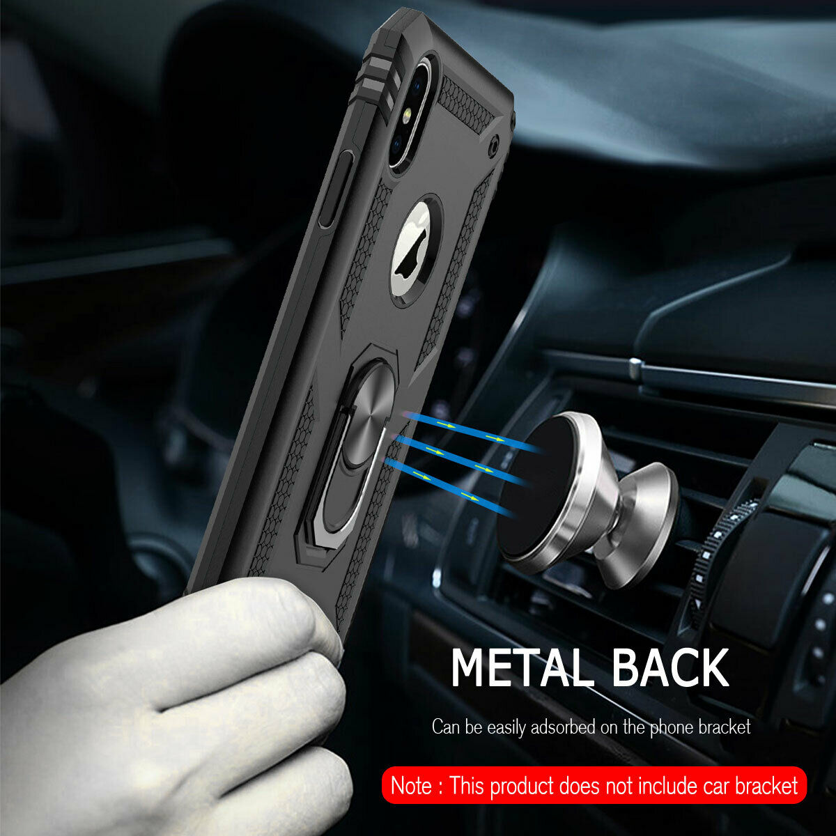 Case Shockproof Rubber Hard For iPhone