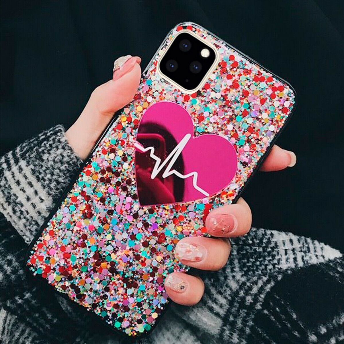 Bling Glitter Girls Case Quicksand Cover For iPhone