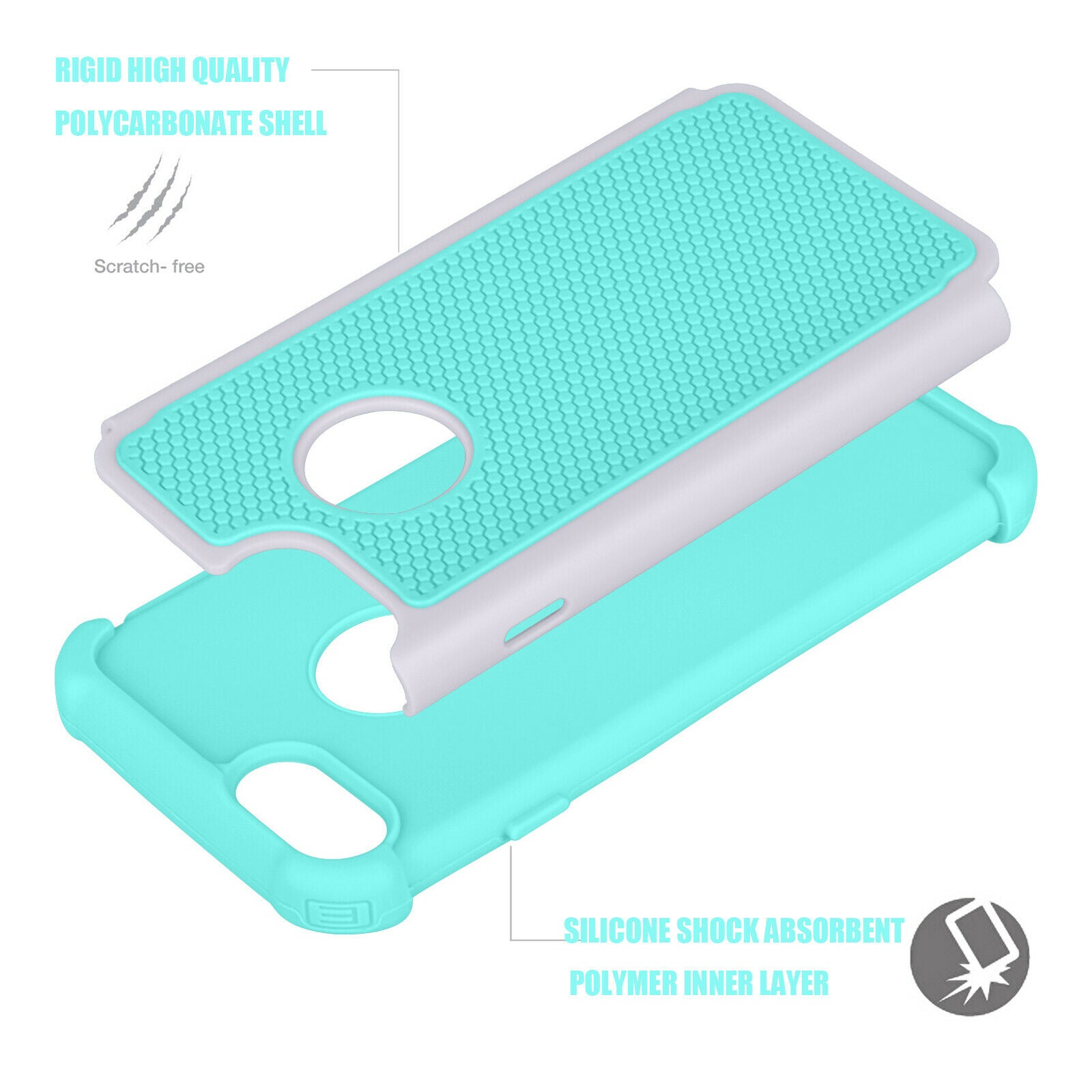 Shockproof Case Silicone Phone Cover For iPhone