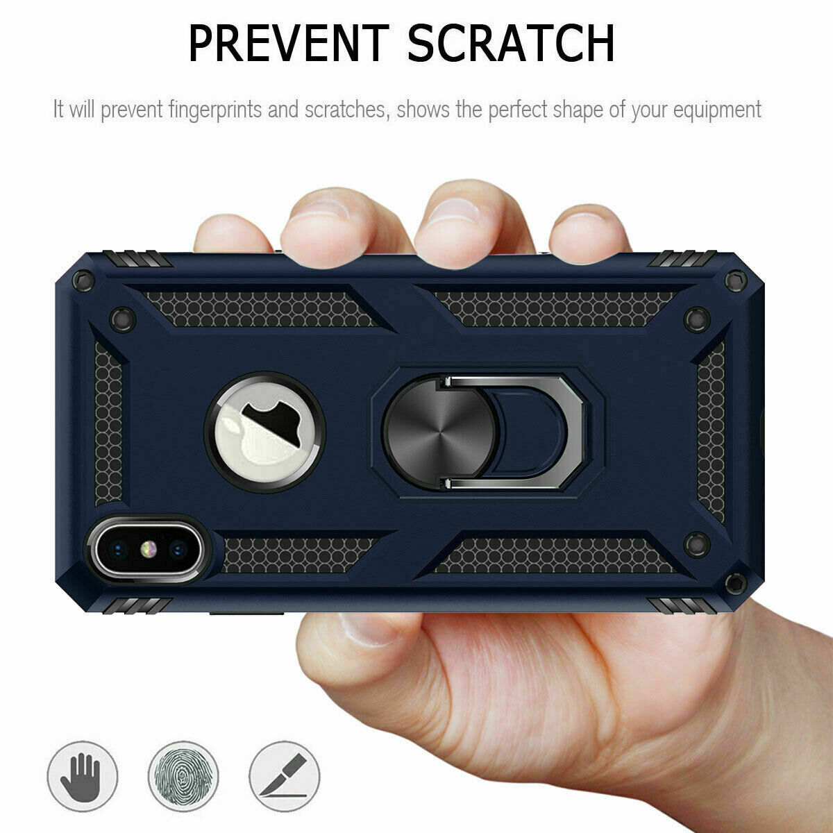 Case Shockproof Rubber Hard For iPhone