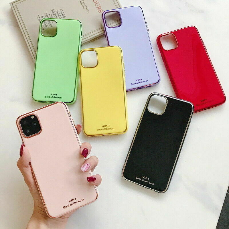 Plating Soft Slim Hybrid Shockproof Case For iPhone