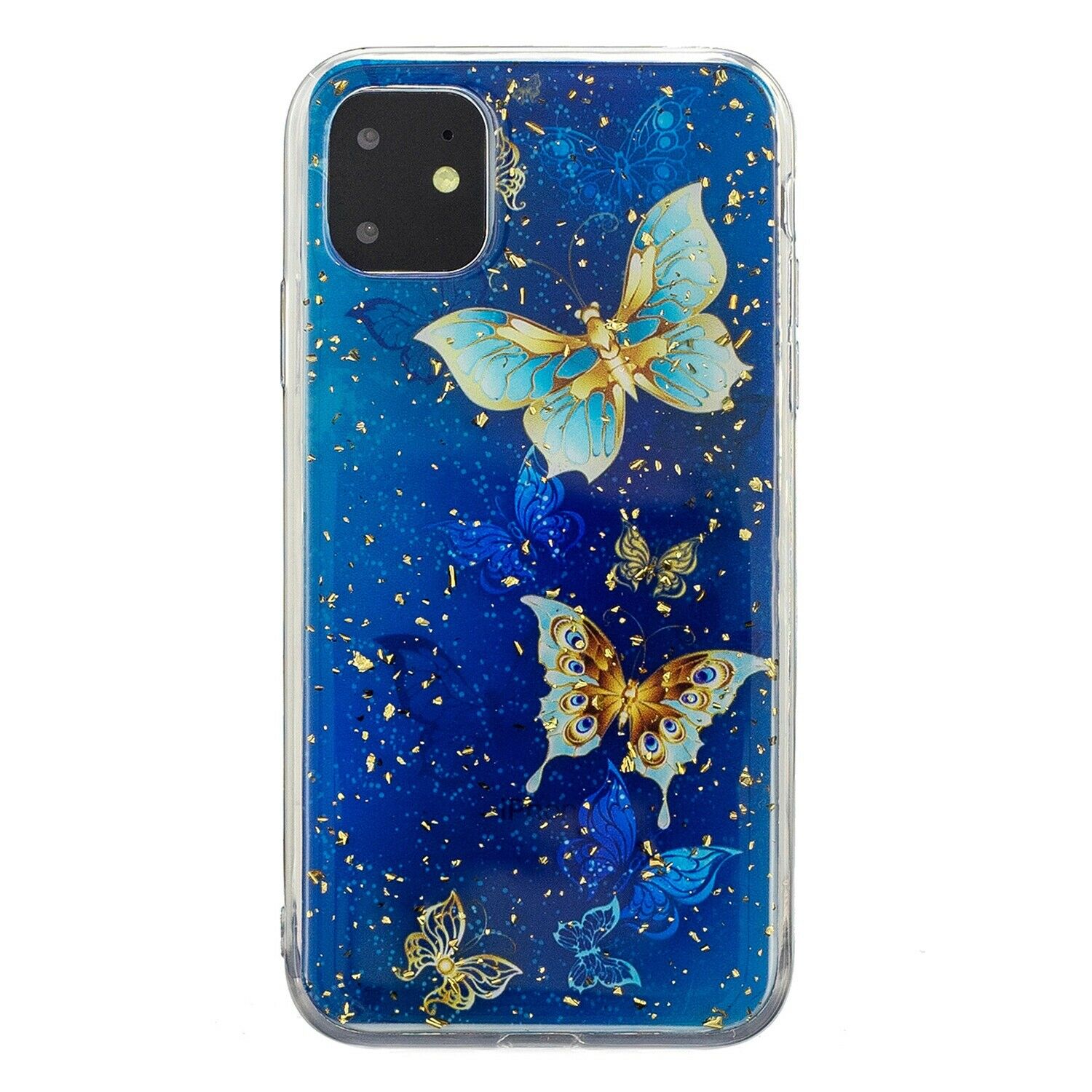 Bling Pattern Glitter Soft Rubber Silicone Back Case For iPhone