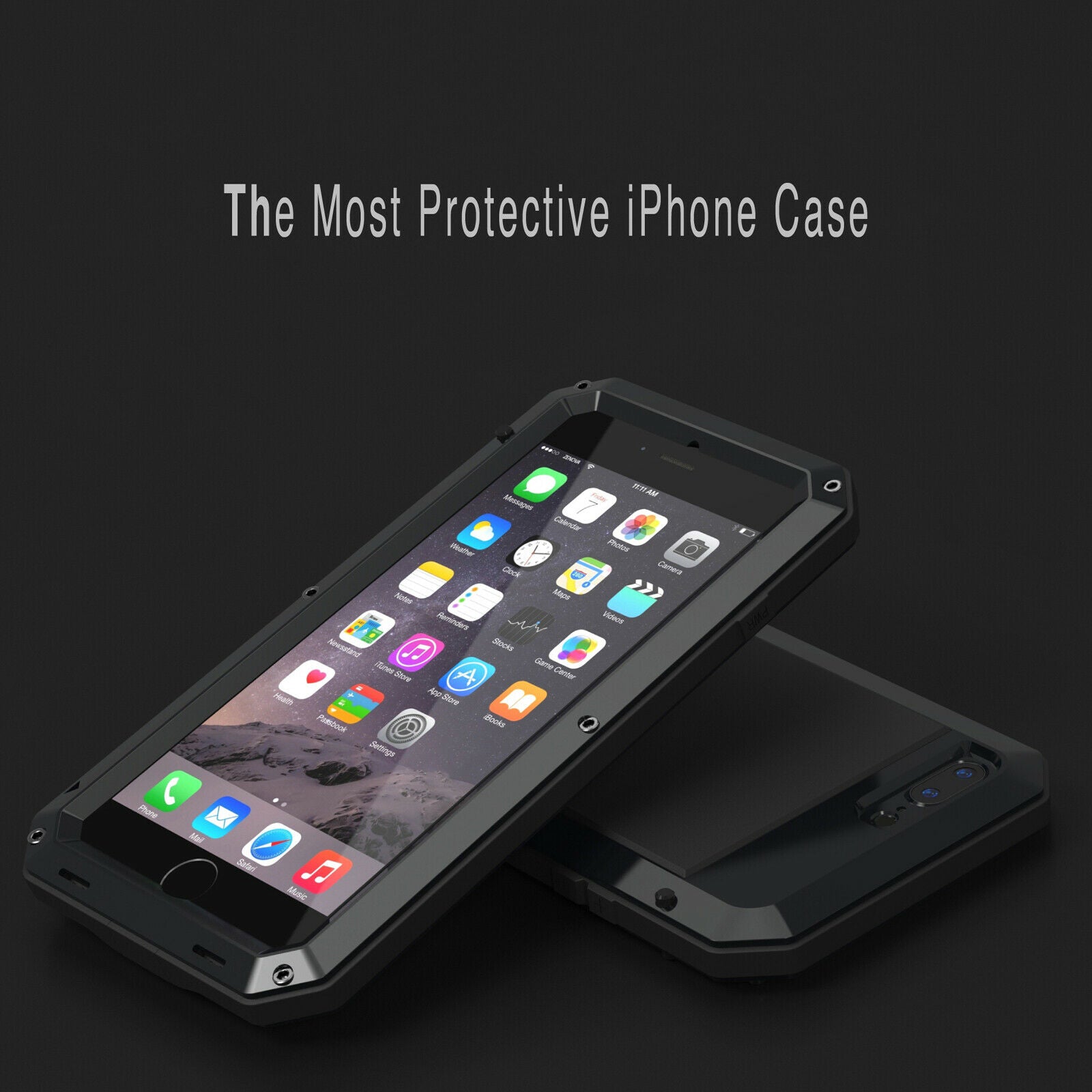 Doom armor Metal Aluminum Case for iPhone