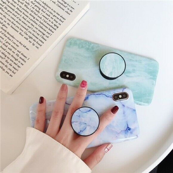 Marble Case With Holder Stand Quality For iPhone 11 Pro Max