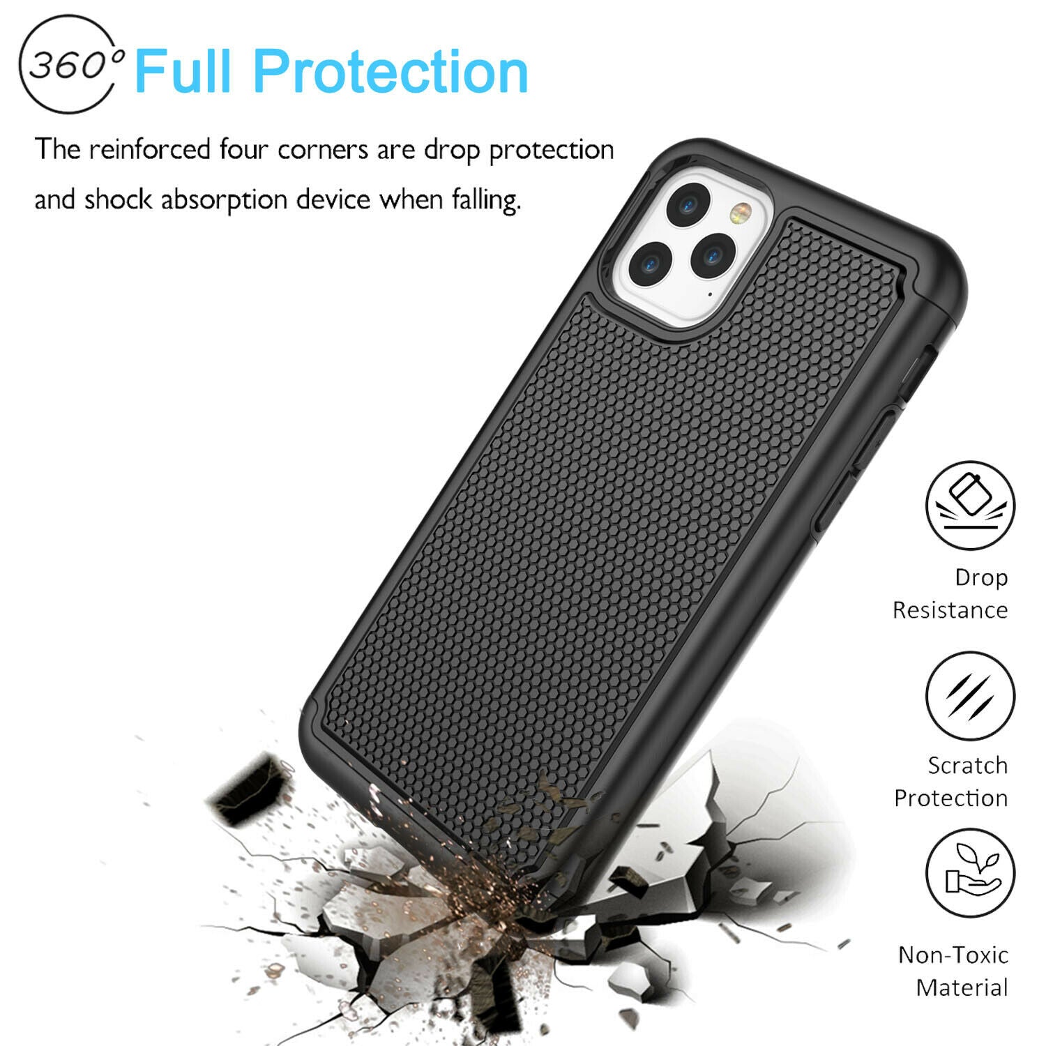 For iPhone Shockproof Silicone Phone Cover