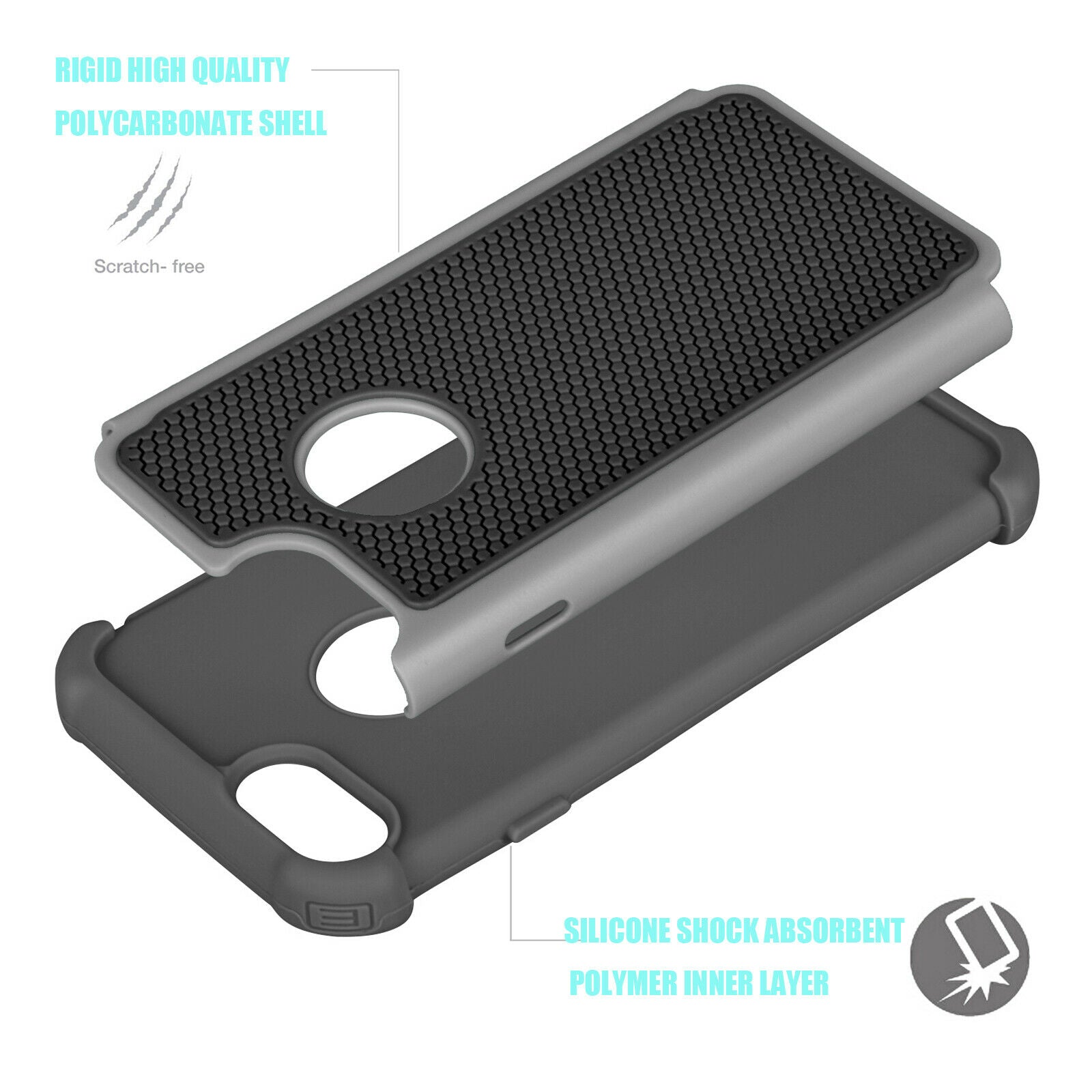 Shockproof Case Silicone Phone Cover For iPhone