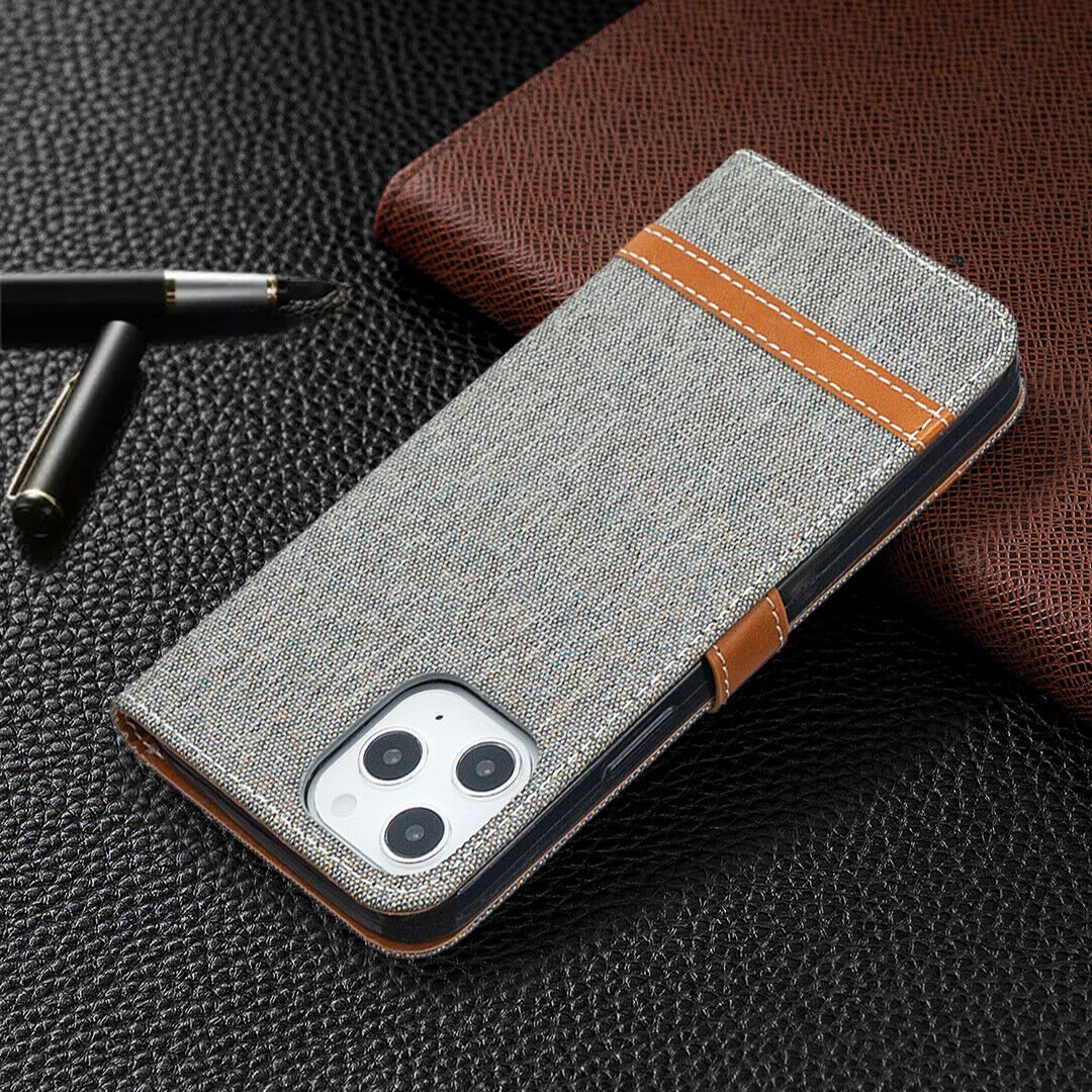 Leather Wallet Stand Card Stand Case For iPhone