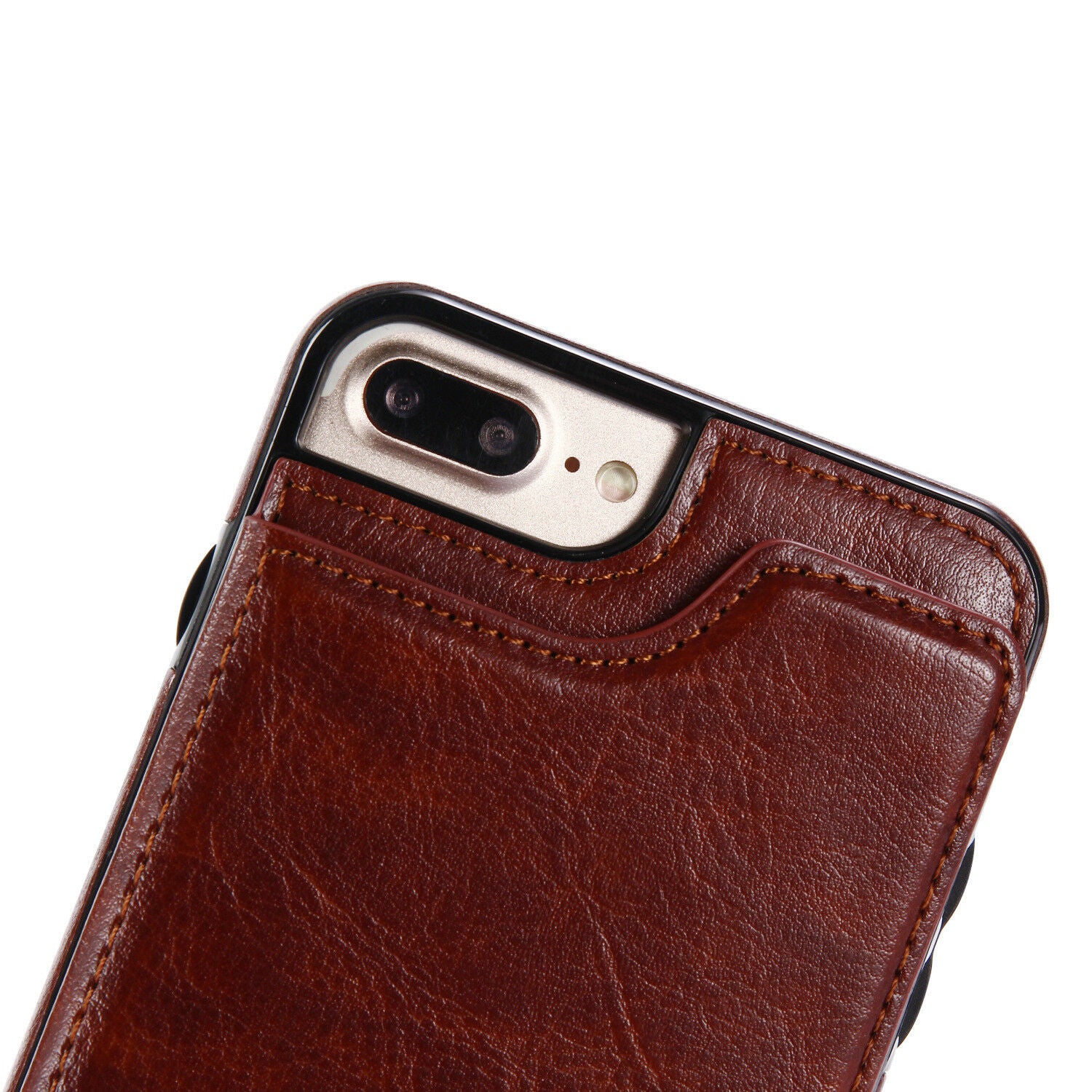 Fits Wallet Card Slot Case Leather Shockproof Magnetic For iPhone