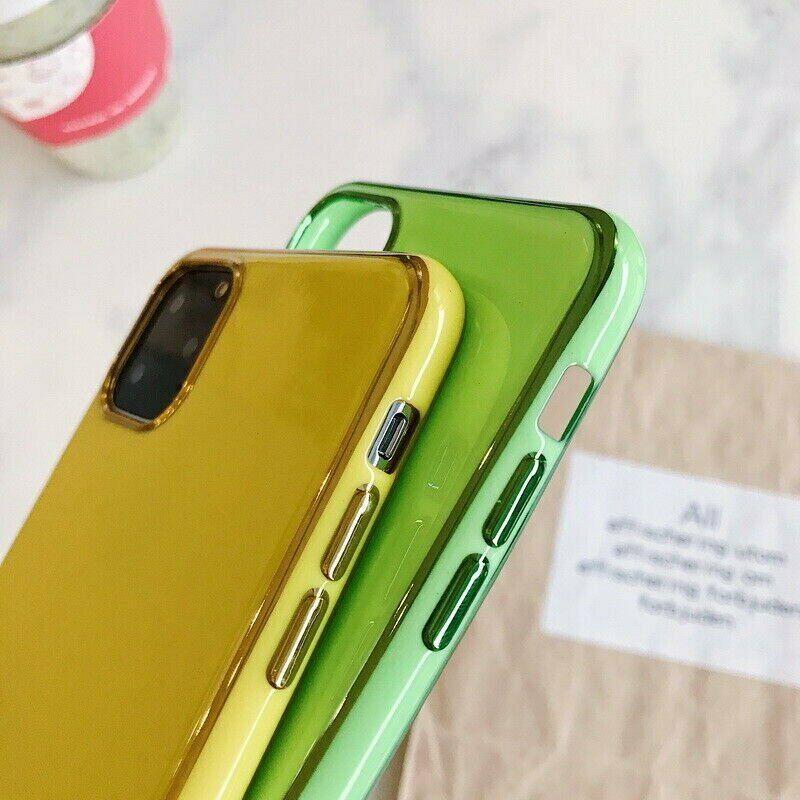 Plating Soft Slim Hybrid Shockproof Case For iPhone