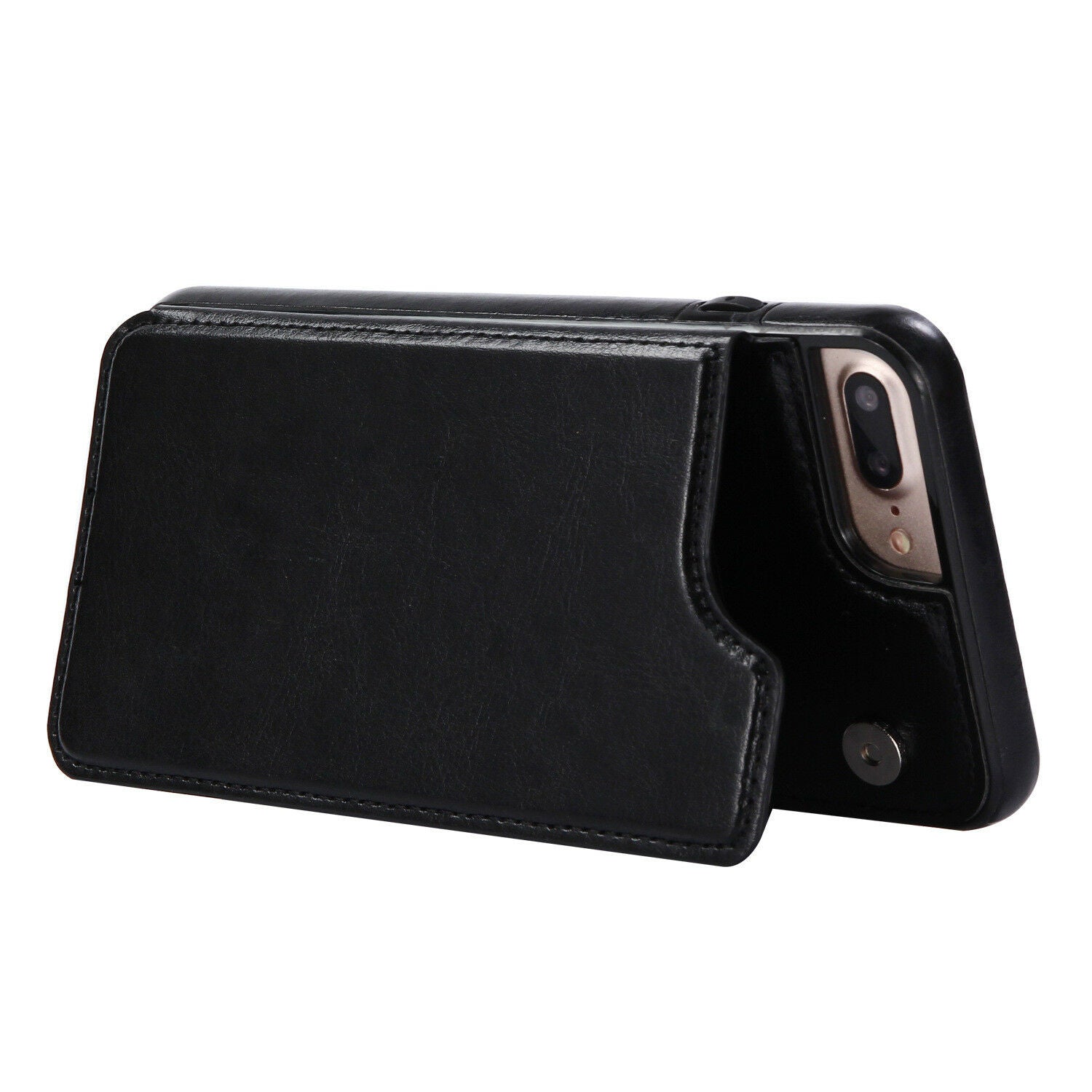 Fits Wallet Card Slot Case Leather Shockproof Magnetic For iPhone