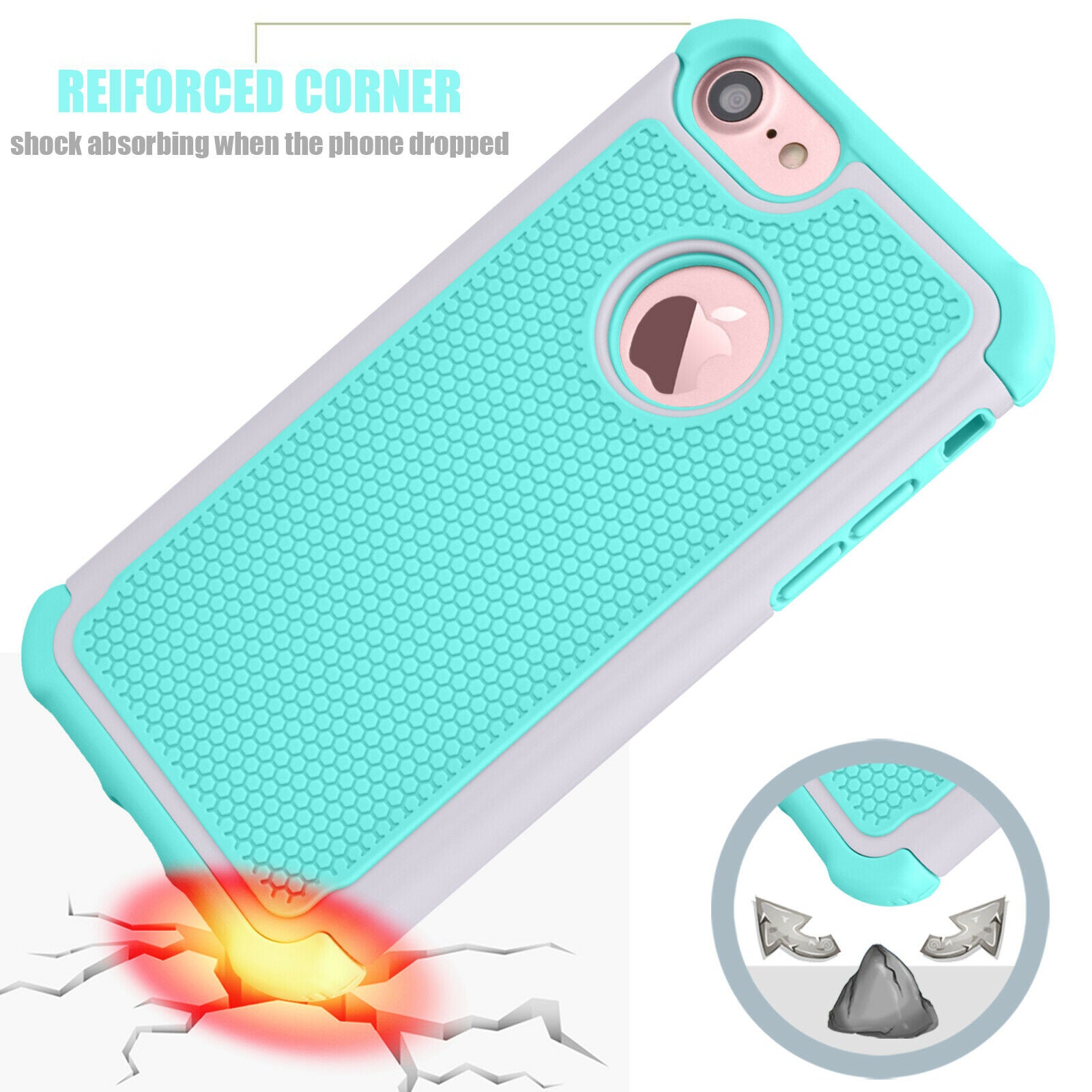 Shockproof Case Silicone Phone Cover For iPhone