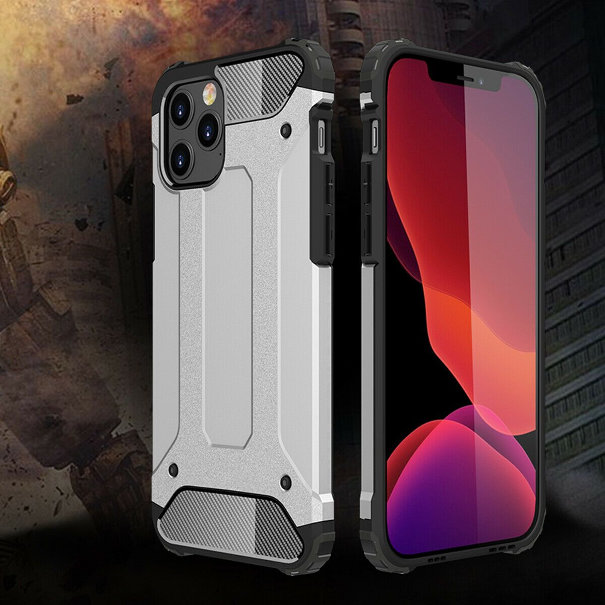 Luxury Armor Rugged Shockproof Case For iPhone