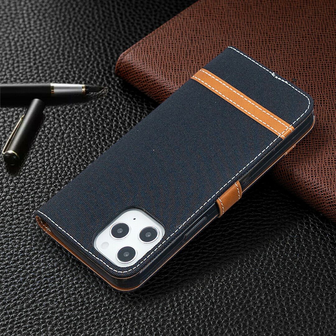 Leather Wallet Stand Card Stand Case For iPhone