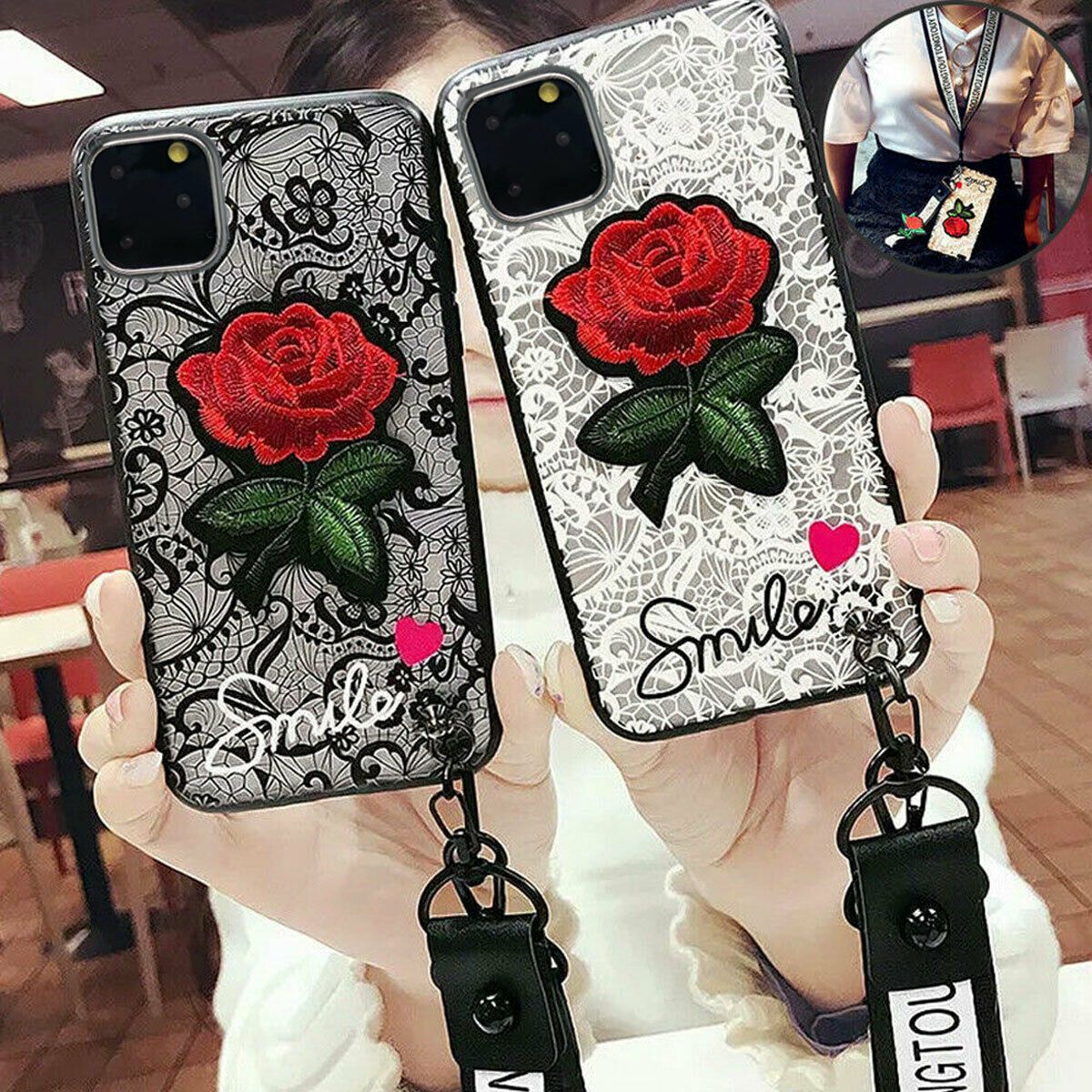 Shockproof Cute Girls Cover For iPhone