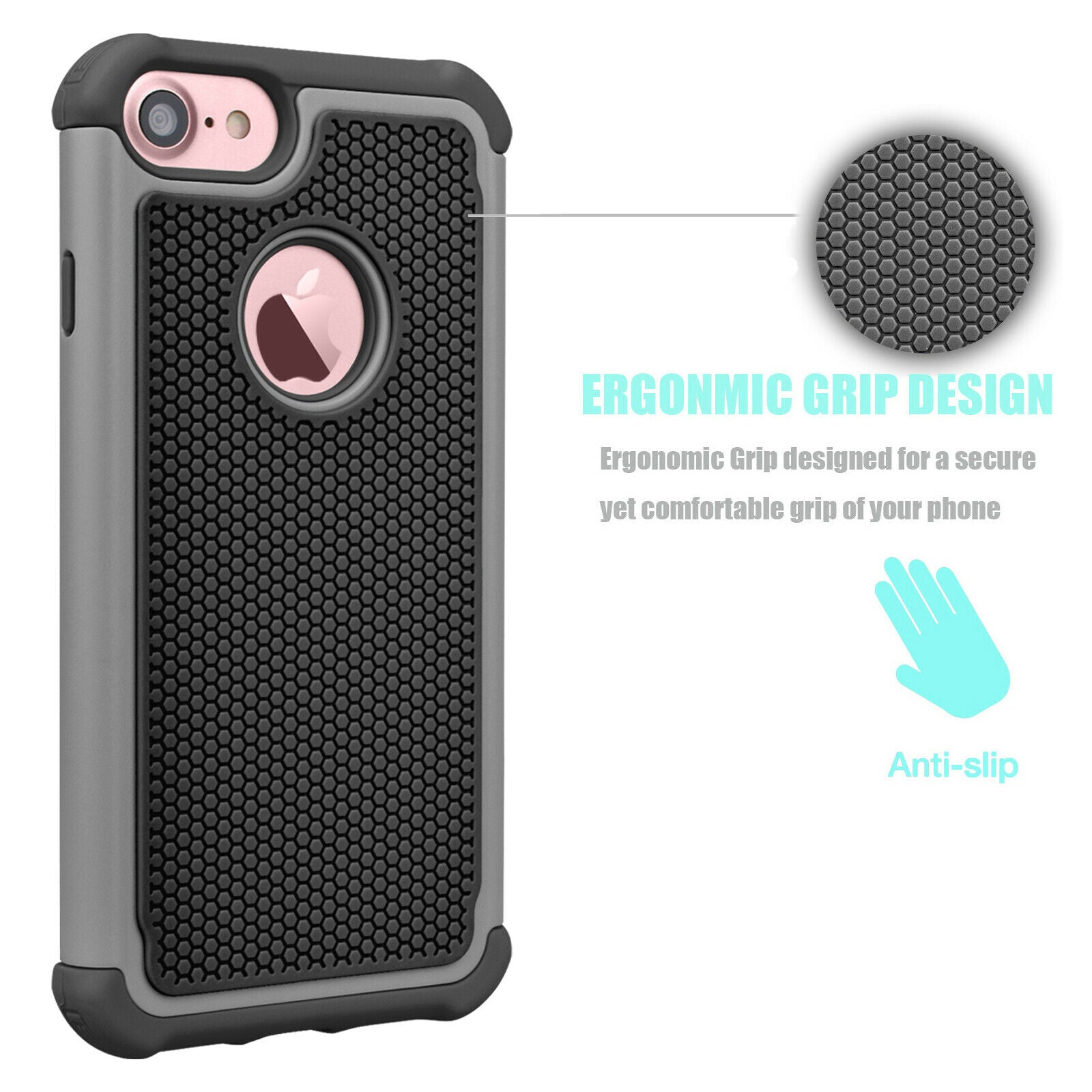 For iPhone Shockproof Silicone Phone Cover