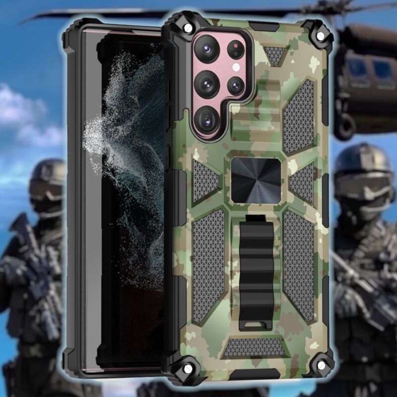 Military-Style Armor Case For Samsung S23