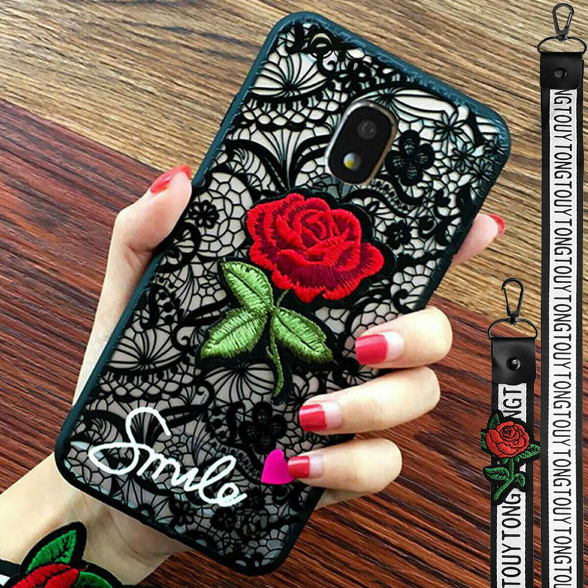 Shockproof Cute Girl Phone Cover Case