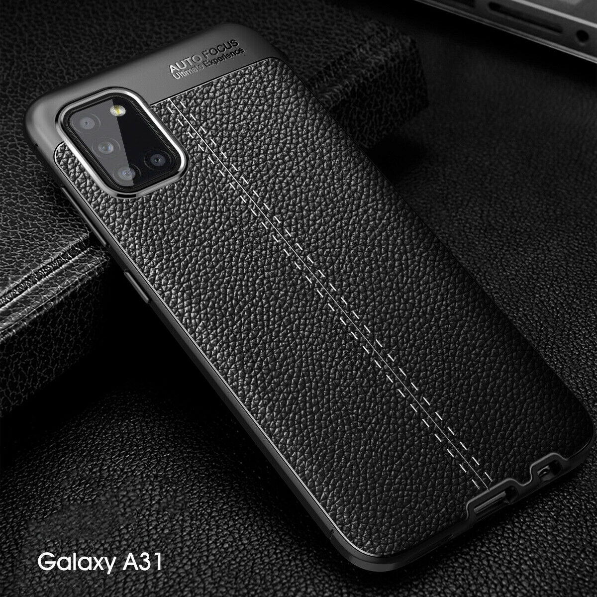 Luxury Shockproof Leather Rubber Case for Samsung S20