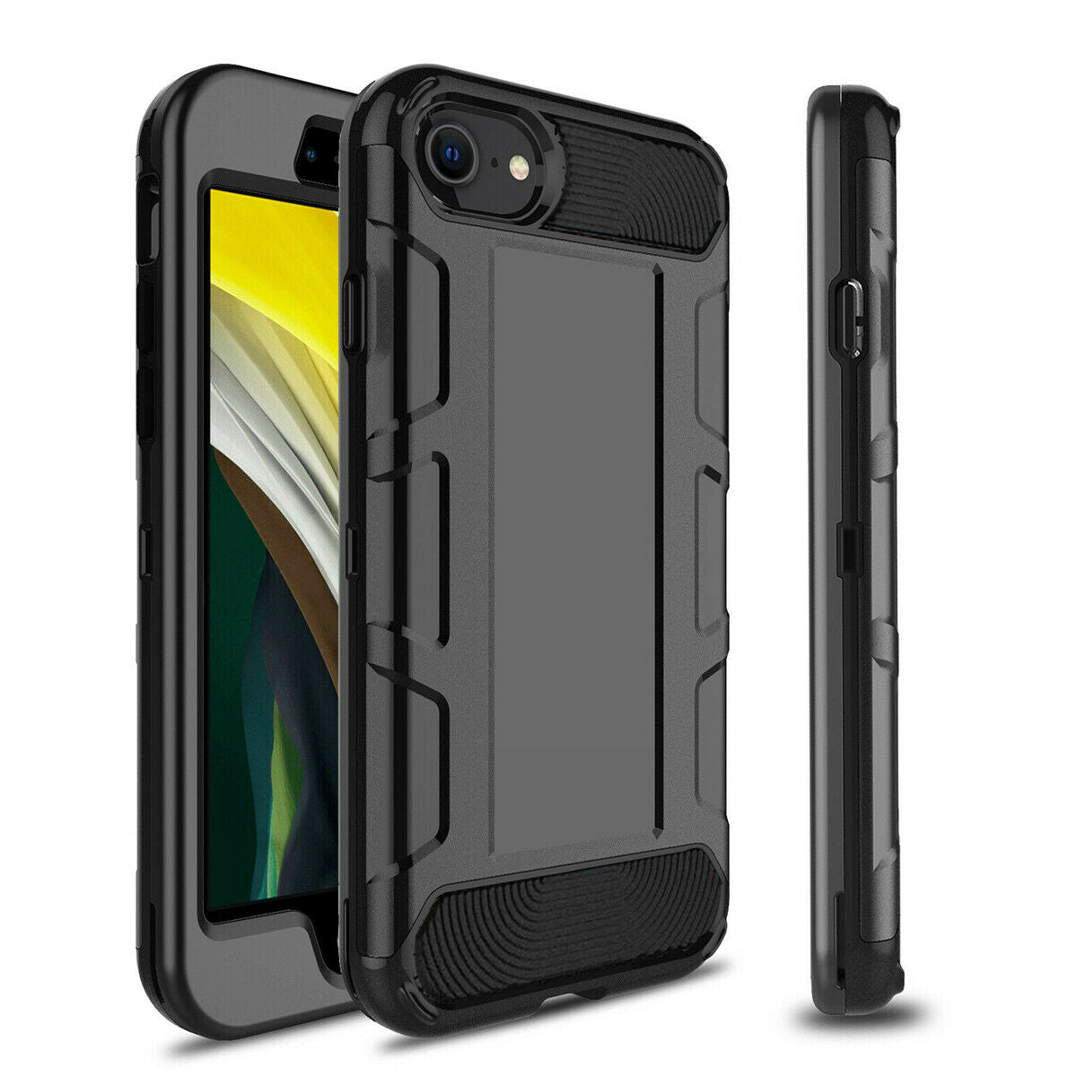 Case Hybrid Heavy Duty Shockproof Rugged Hard Armor For iPhone