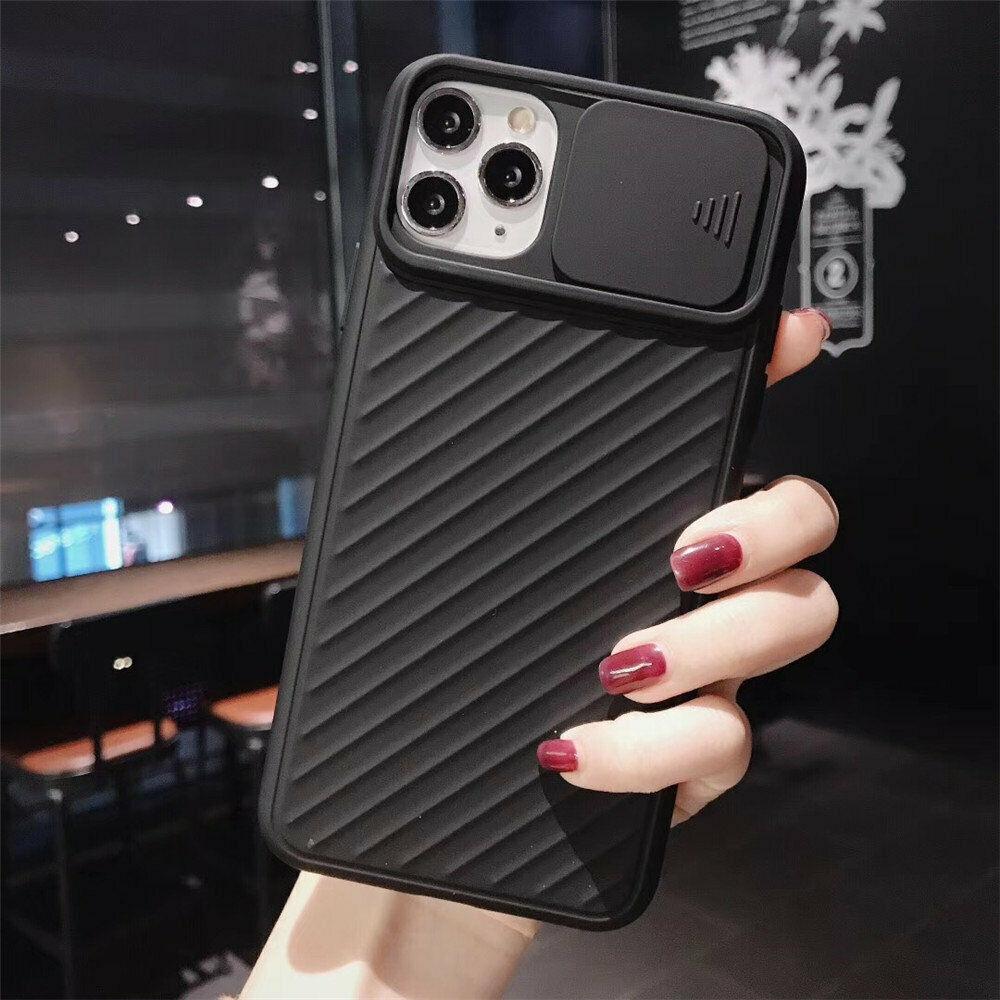 Camera Protective Case Solid Soft Silicone Back for iPhone 11 Pro MAX