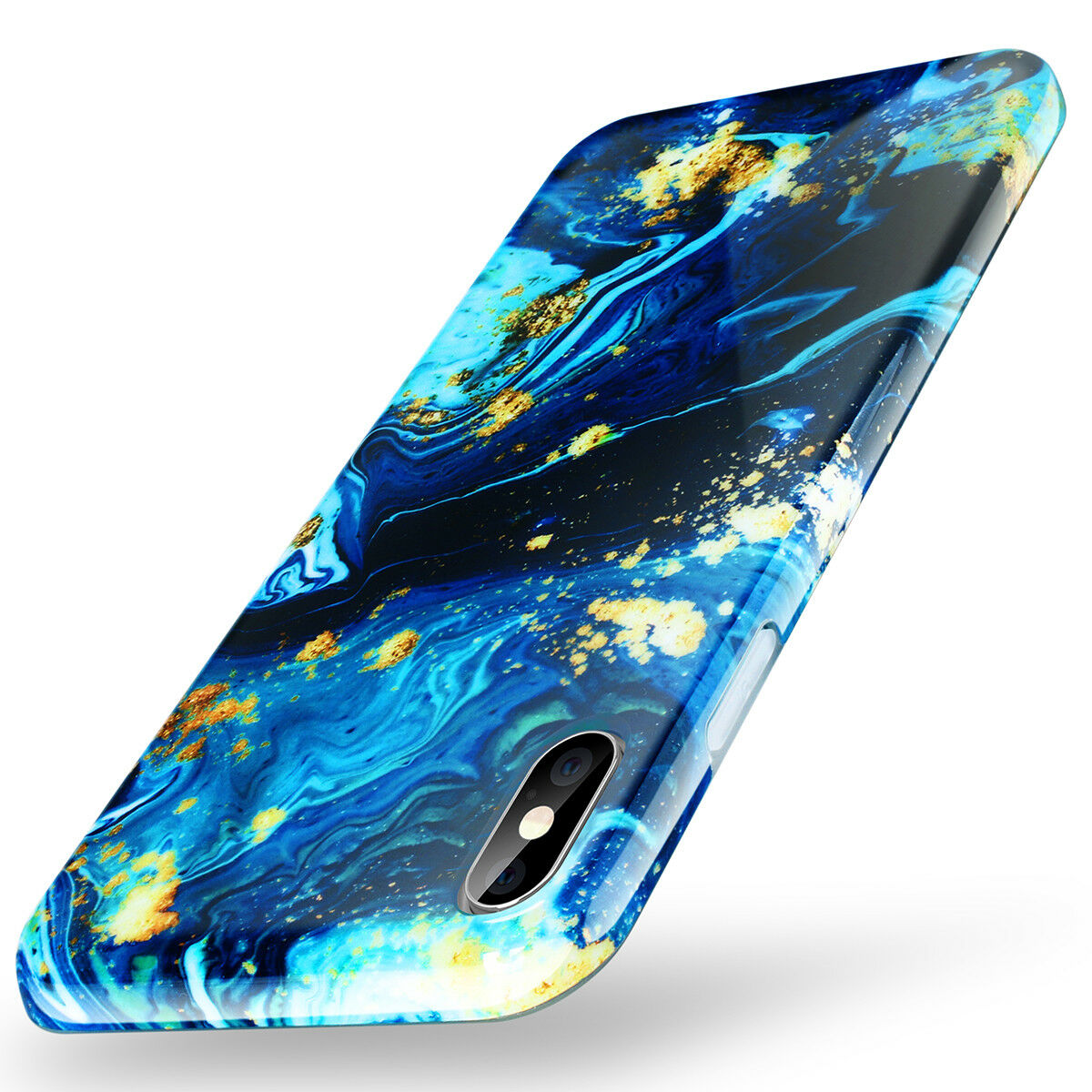 Marble Pattern Case Shockproof Hybrid Soft For iPhone