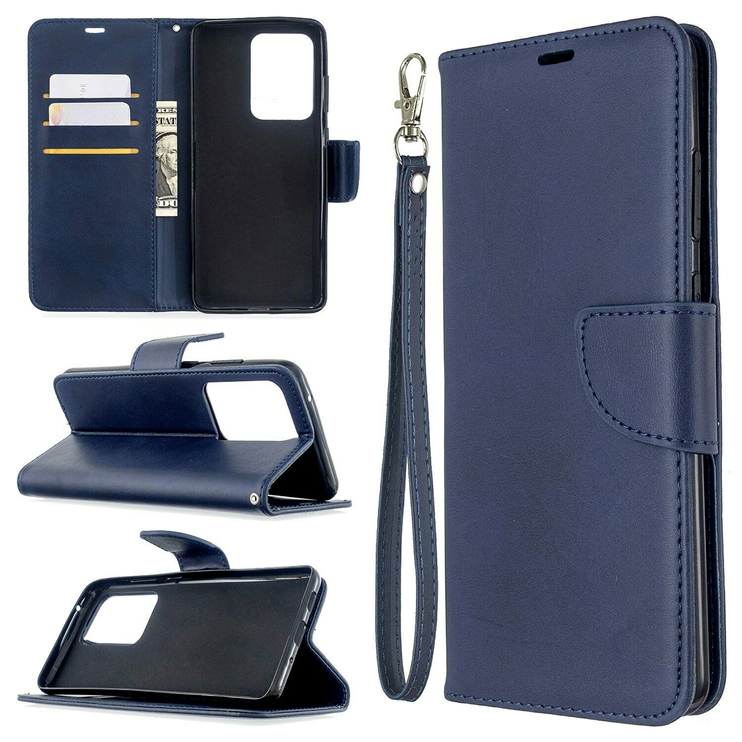 Ultra Flip Leather Card Wallet Stand Case For Samsung Galaxy