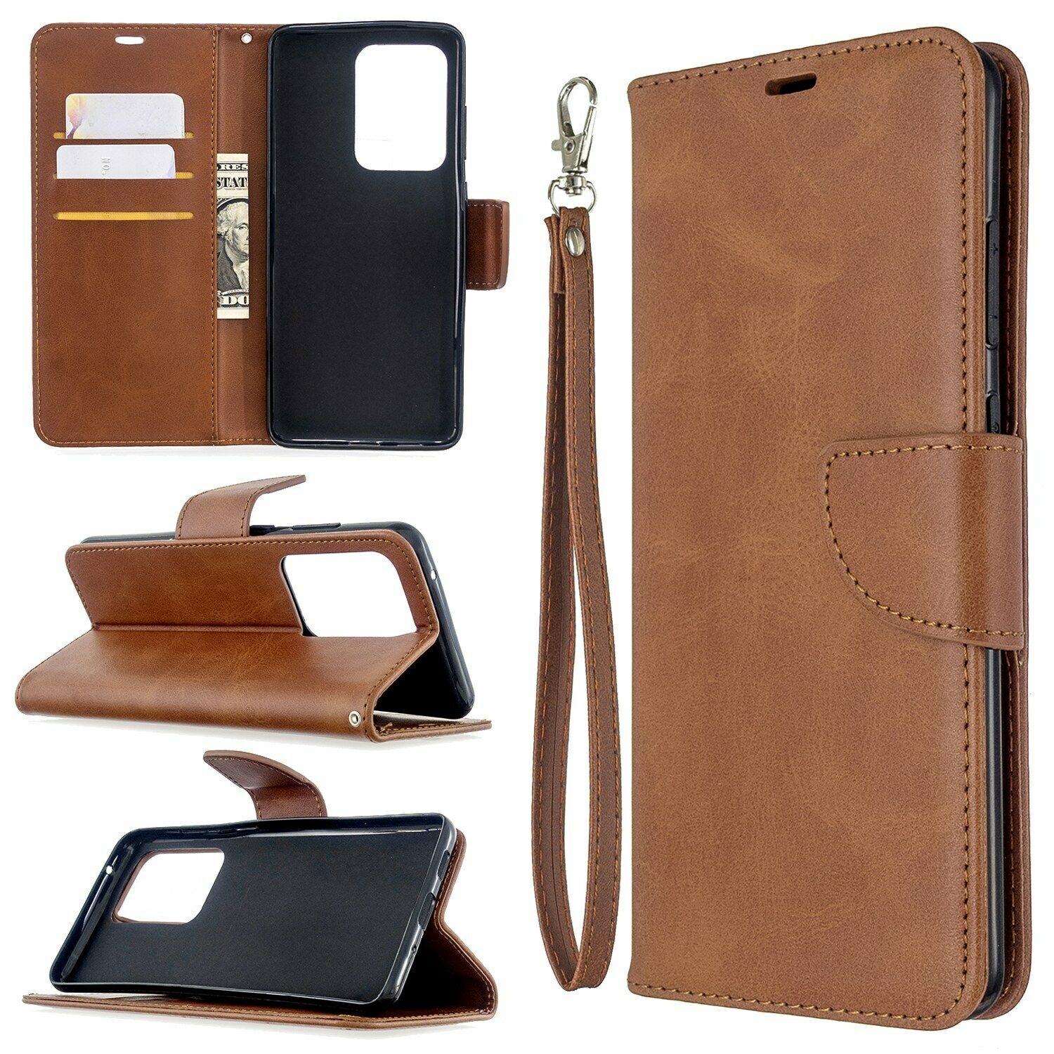 Ultra Flip Leather Card Wallet Stand Case For Samsung Galaxy
