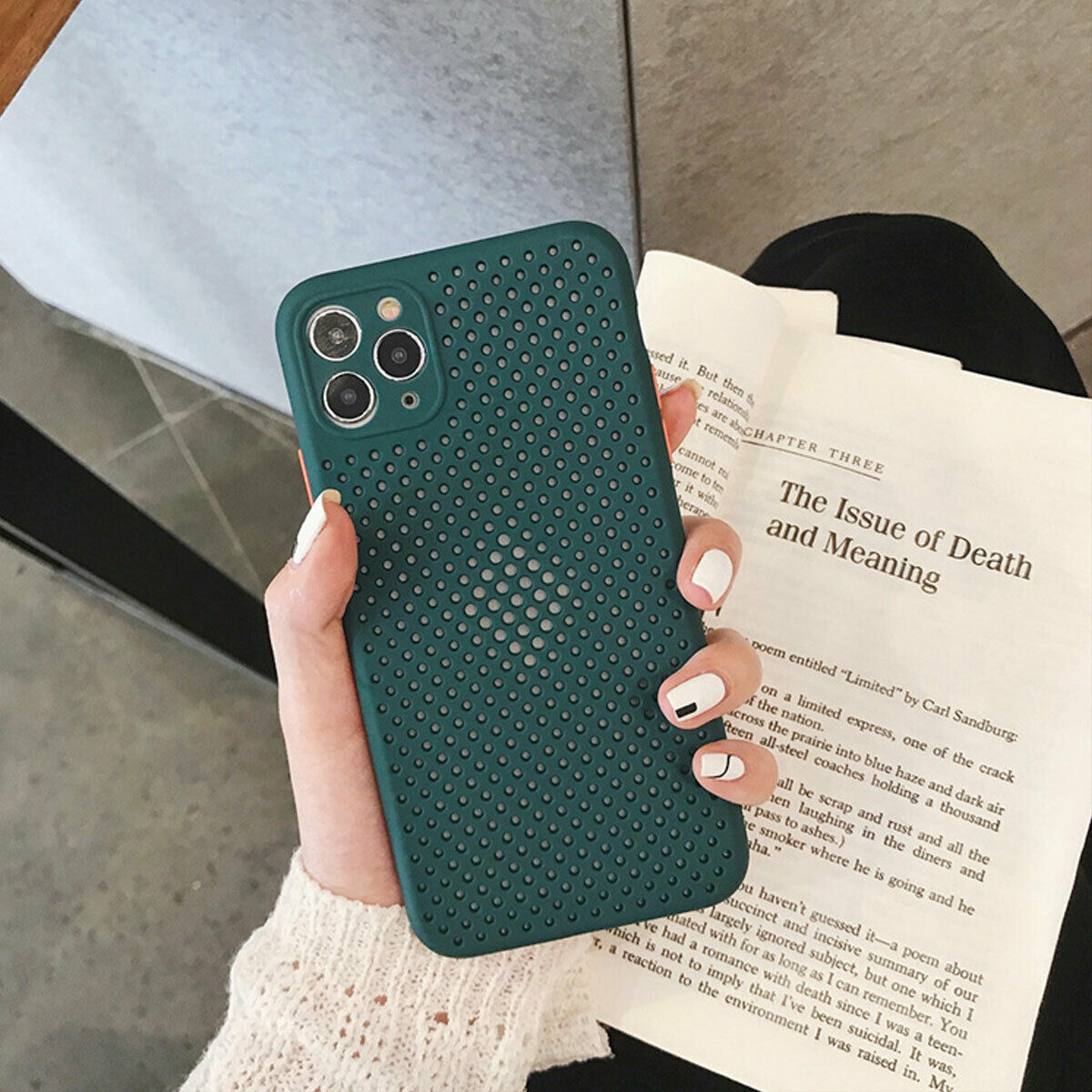 Matte Shockproof Soft Case back for iPhone