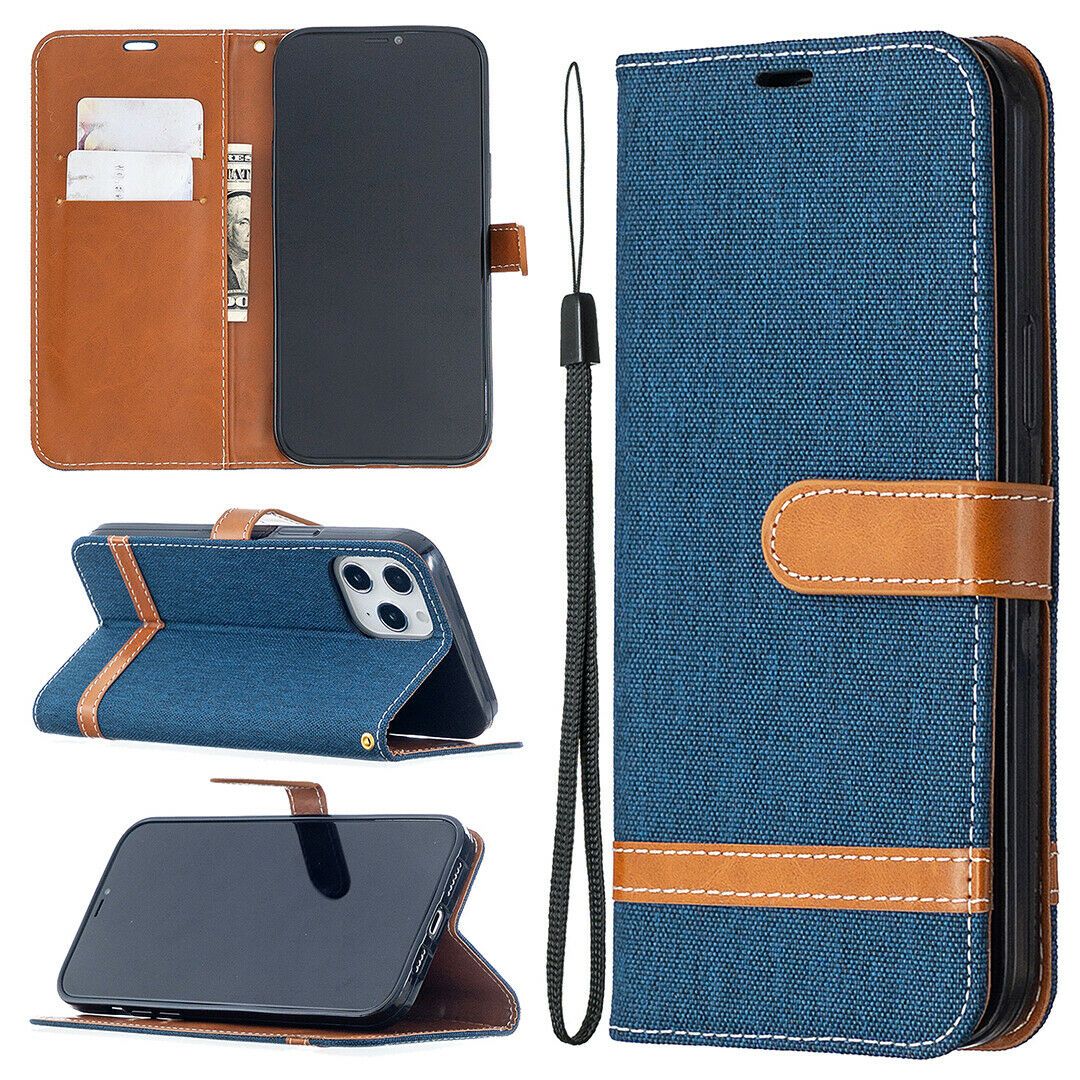 Leather Wallet Stand Card Stand Case For iPhone