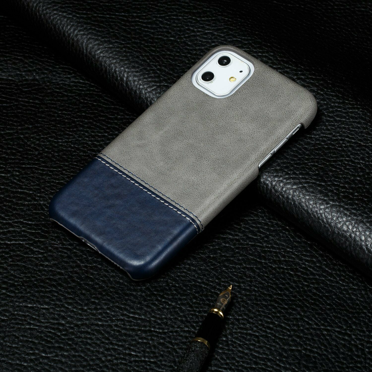 Ultra Slim Leather Case Shockproof For iPhone