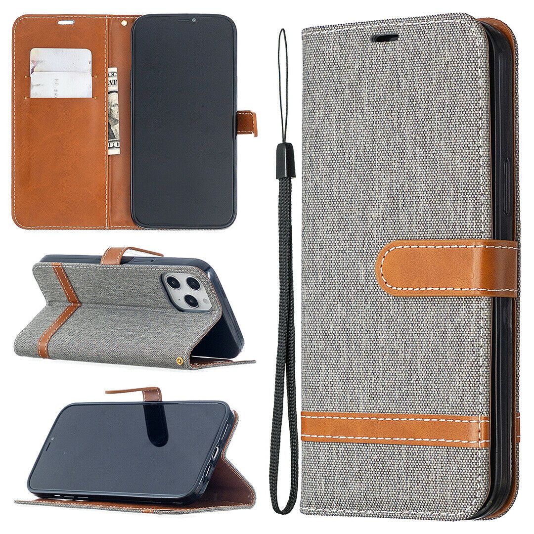 Leather Wallet Stand Card Stand Case For iPhone