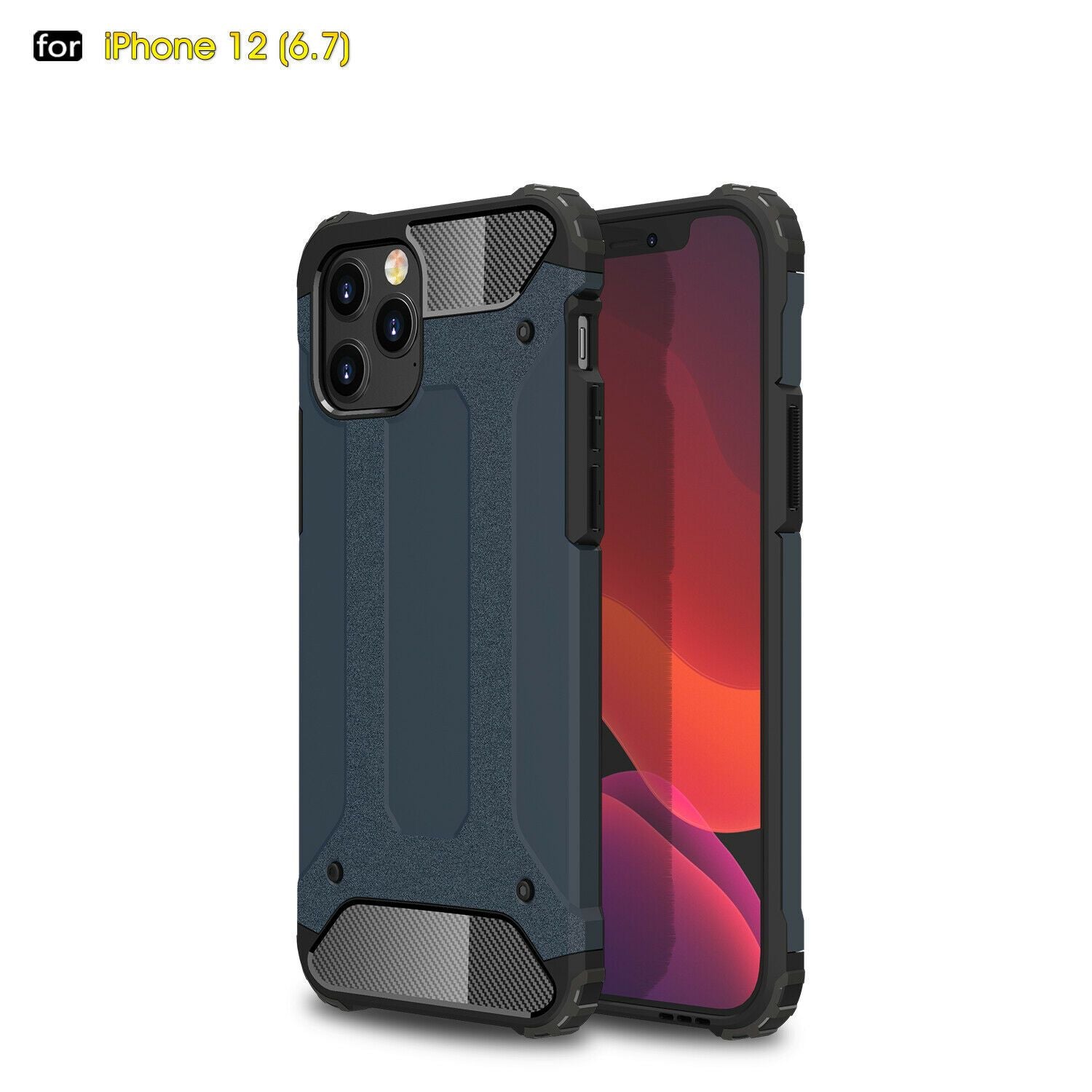 Luxury Armor Rugged Shockproof Case For iPhone