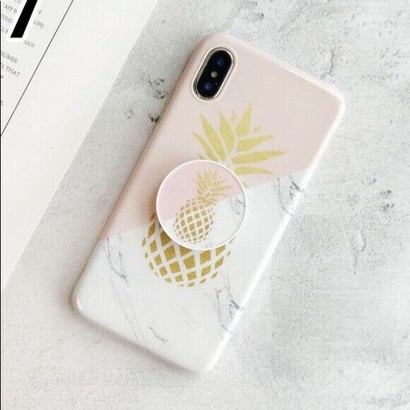 Marble Case With Holder Stand Quality For iPhone 11 Pro Max