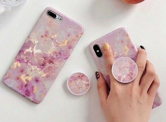 Marble Case With Holder Stand Quality For iPhone 11 11Pro