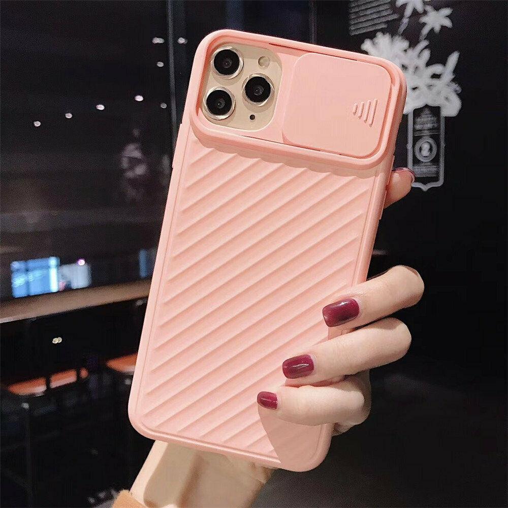 Camera Protective Case Solid Soft Silicone Back for iPhone 11 Pro MAX