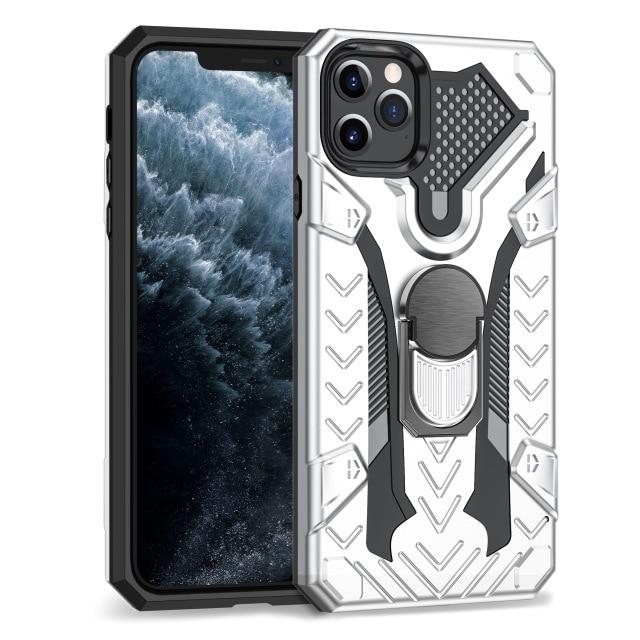 Case Luxury Armor Shockproof Ring Holder Case For iPhone