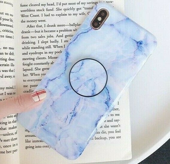 Marble Case With Holder Stand Quality For iPhone 11 11Pro