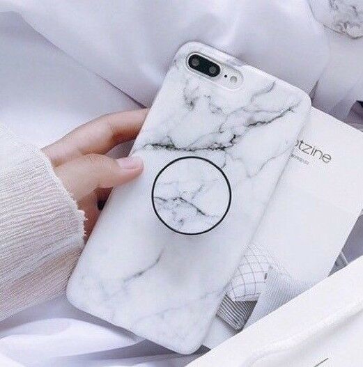 Marble Case With Holder Stand Quality For iPhone 11 11Pro