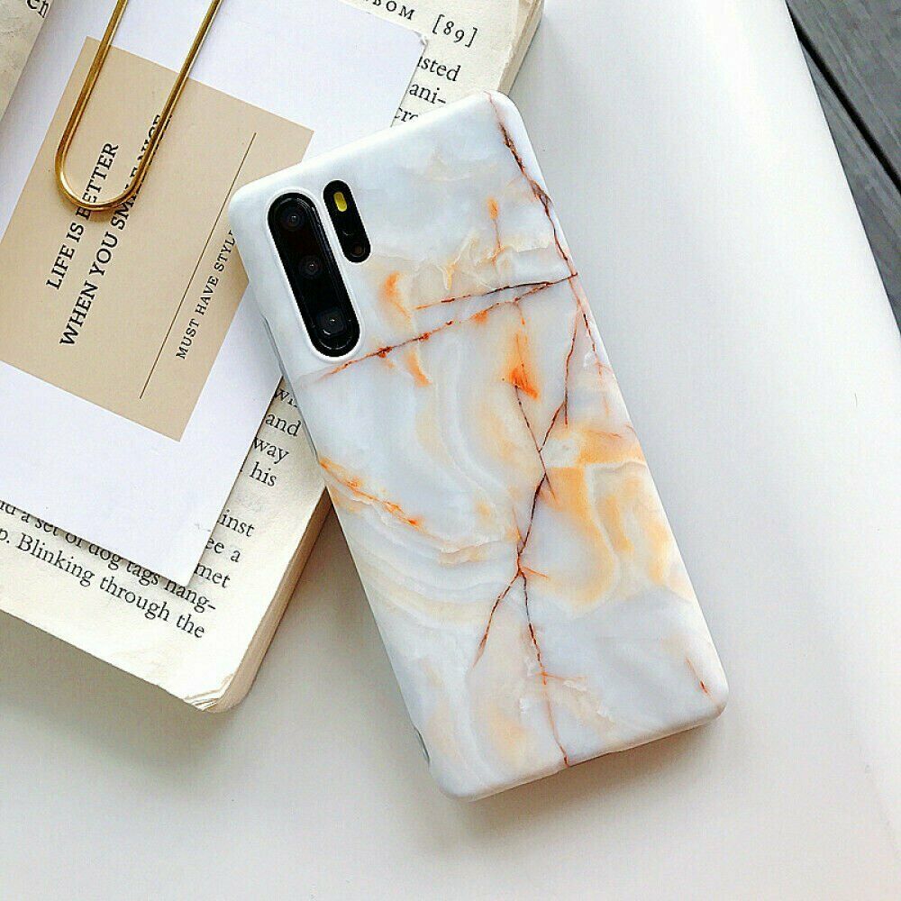 Marble Soft Silicone Slim Back Cover For Samsung Galaxy