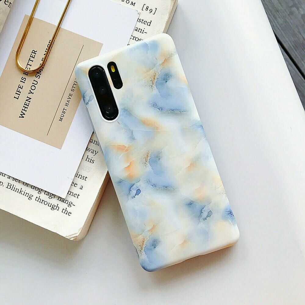 Marble Soft Silicone Slim Back Cover For Samsung Galaxy