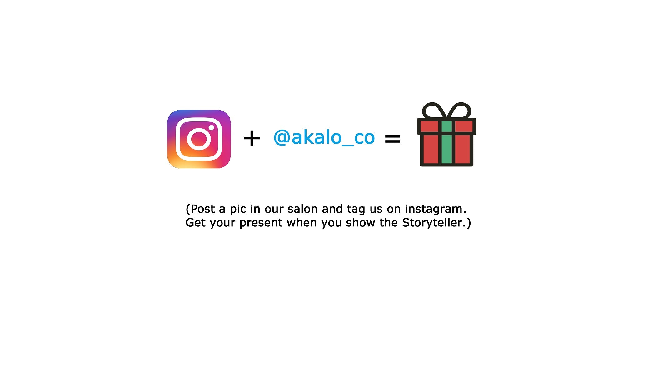 Tag us on Instagram - Get a Bonus