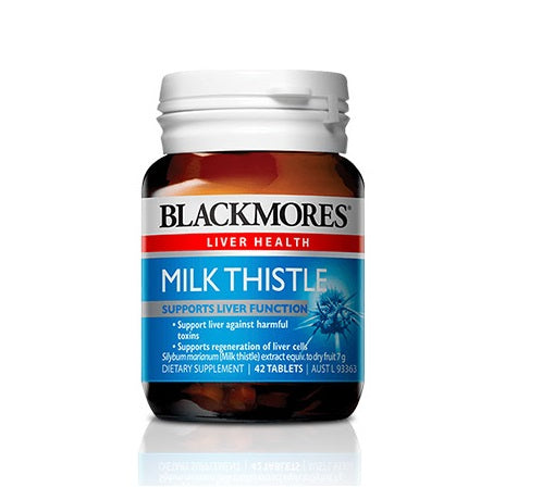 【包邮包税】blackmores澳佳宝milk thistle奶蓟草护肝片 42片
