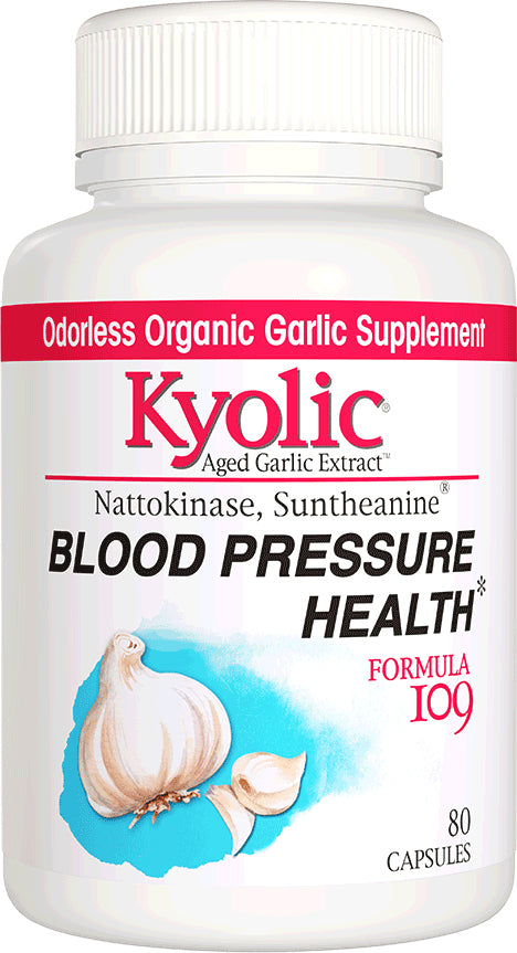 Aged Garlic Extract? Blood Pressure Health Formula 109, 80 Capsules